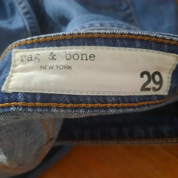 Rag & Bone Womens Dre Low Rise Slim Boyfriend Jeans Size 29 - Picture 4 of 8